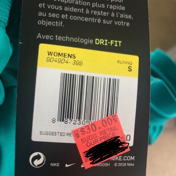 ✨NEW✨ NIKE Turquoise & Lime Athletic Shorts - Picture 5 of 5